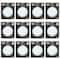 12 Packs: 2 ct. (24 total) Round Slate Sublimation Coasters by Make Market®